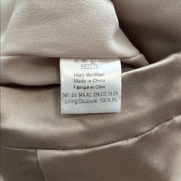 NWOT HILARY MACMILLAN Dusty Rose Split Front Seam Skirt Lined, Size 14 - Picture 13 of 13